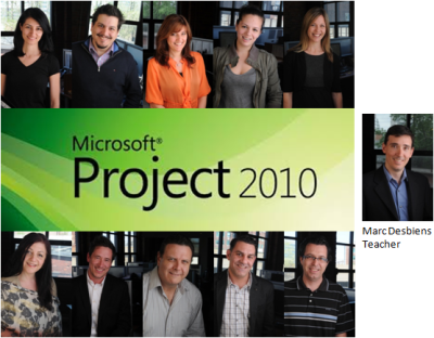Douze employés de Fresche Legacy assistent au cours Introduction to MS Project donné par Marc Desbiens de Mirexel